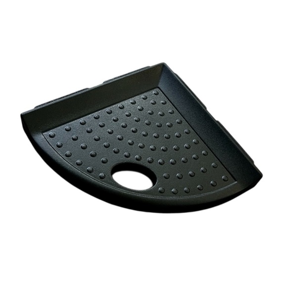 Graphite 5” Corner Footrest with Razor Holder for New Construction Shower NWT - Picture 2 of 8